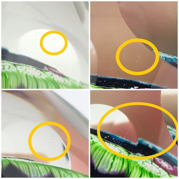 Perthshire 1972B Faceted Cushion Patterned Millefiori Latticinio Rod Paperweight - Picture 13 of 16